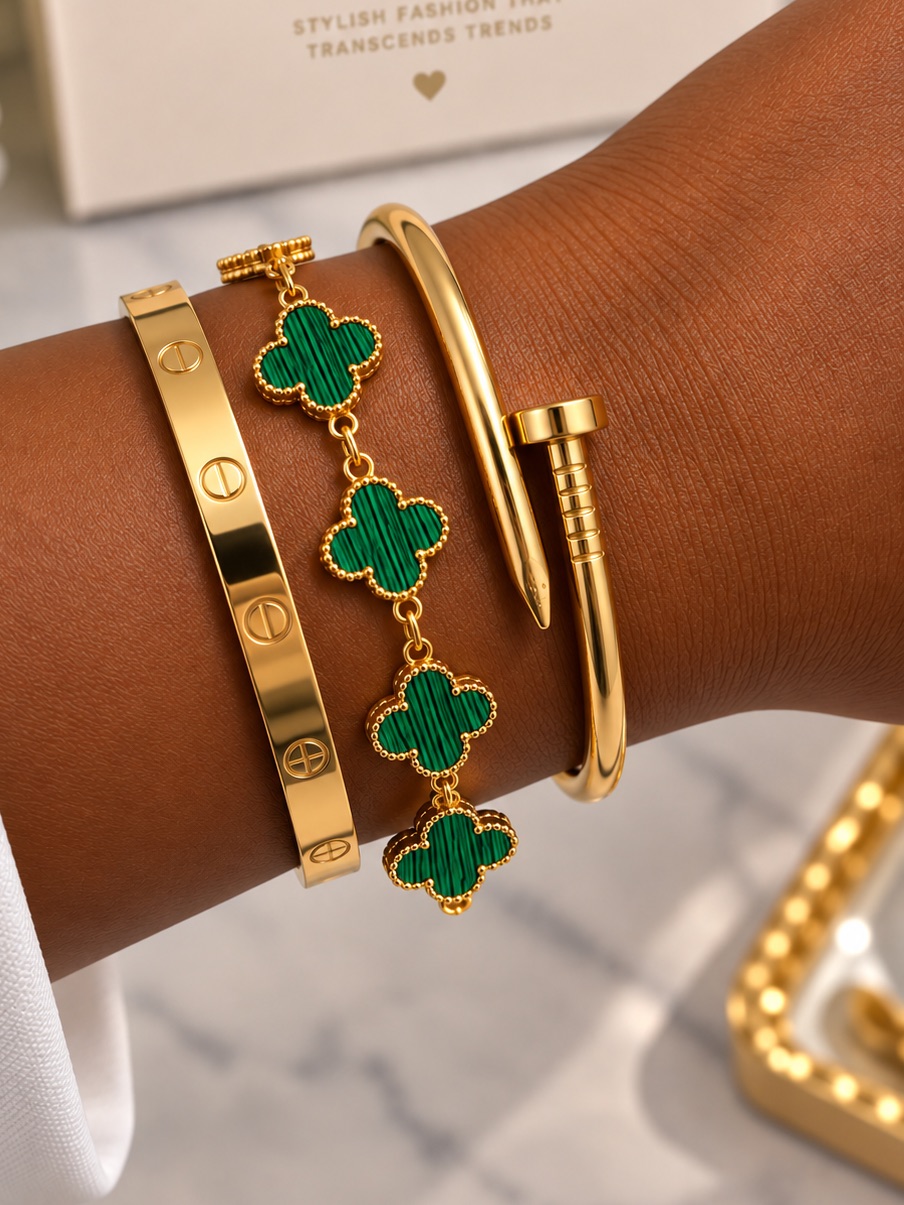 Wrist stacks bangles 