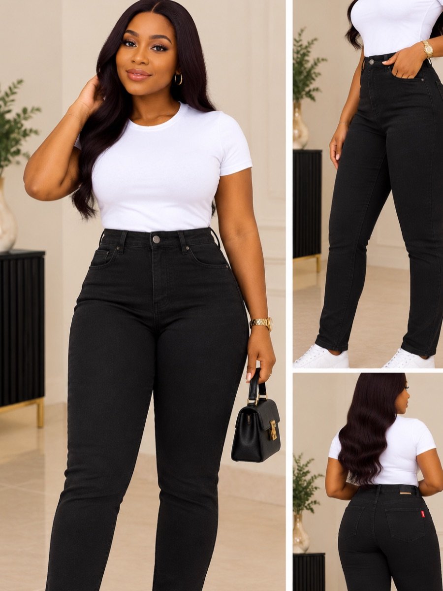 🖤 Classic Black Sculpt Jeans