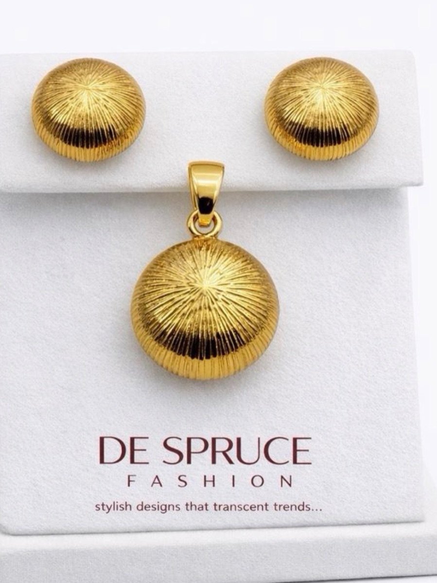 Earring and pendant set( click to see more designs)