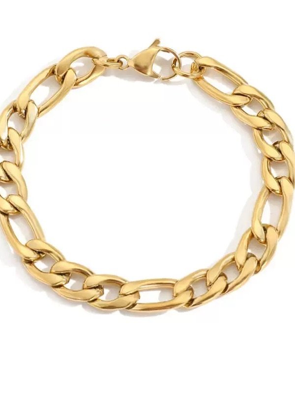 18k gold filled Figaro hand chain 
