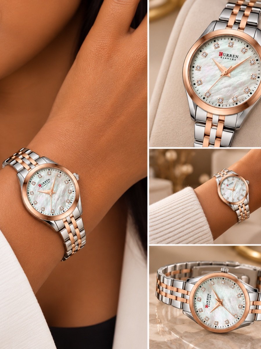 Carren Blanche Two-Tone Crystal Watch