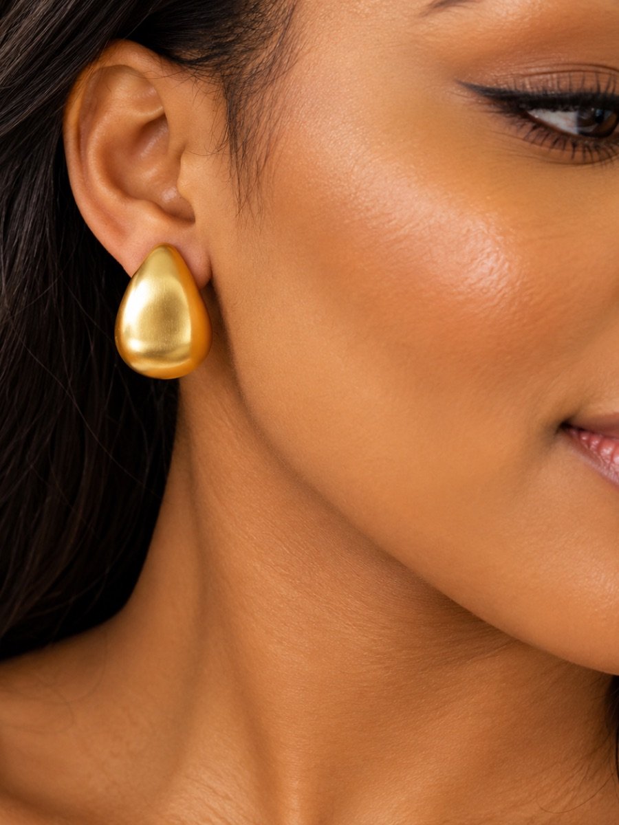 DSF Signature Gold-Plated Earrings