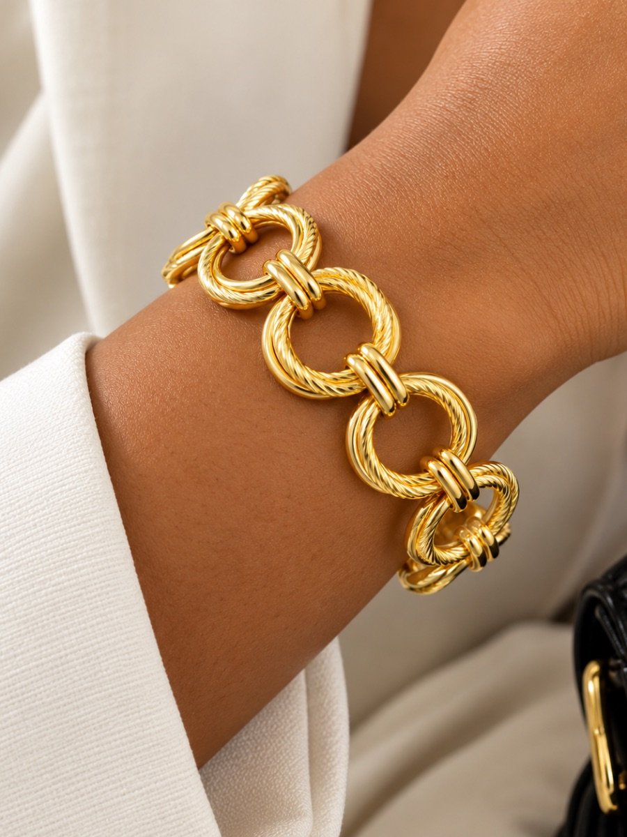 Signature Luxe Double-Ring Bracelet
