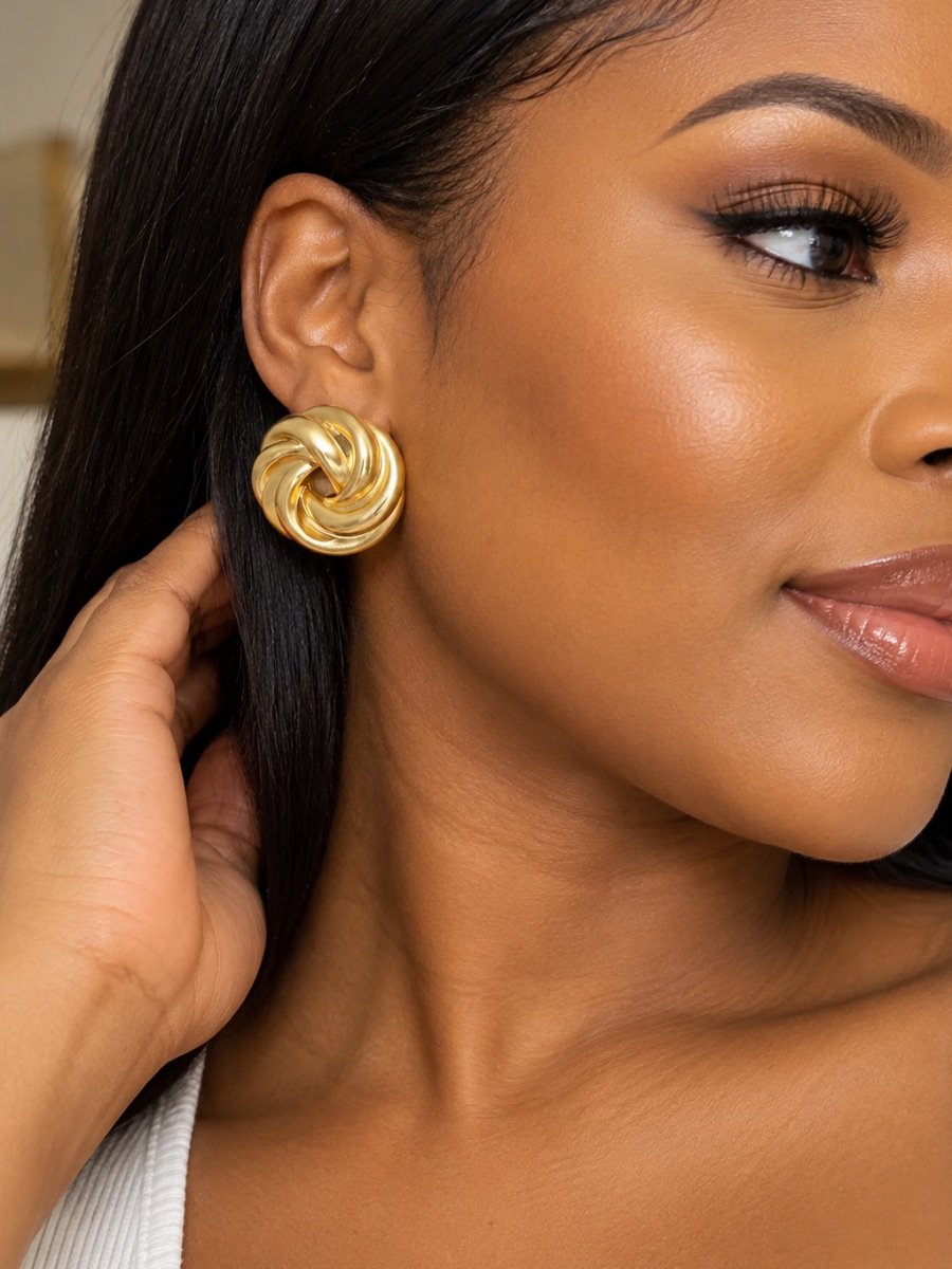 DSF Luxe Interwoven Knot Earrings