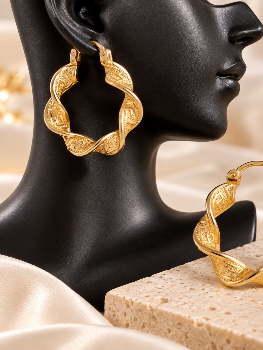 DSF Luxe Twist Hoops