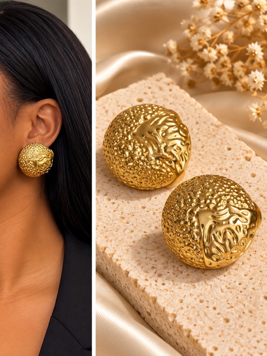 DSF Royal Texture Statement Studs