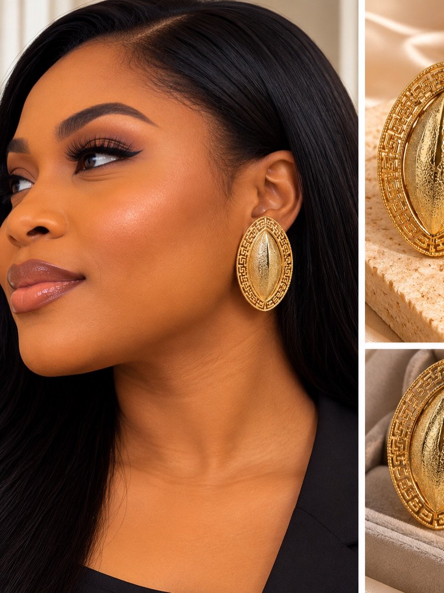 Greek Luxe Statement Earrings