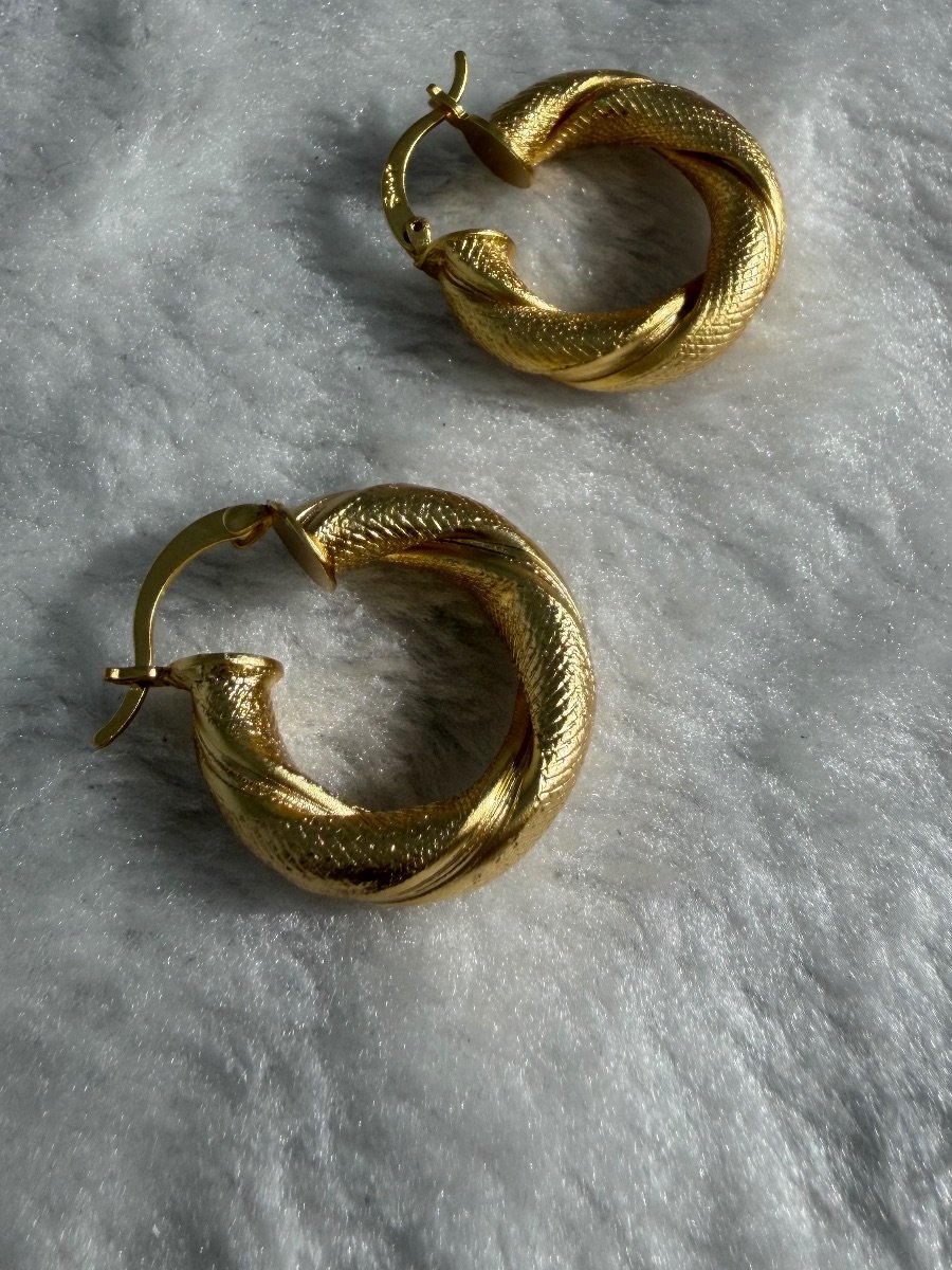  Gold Luxe Hoops