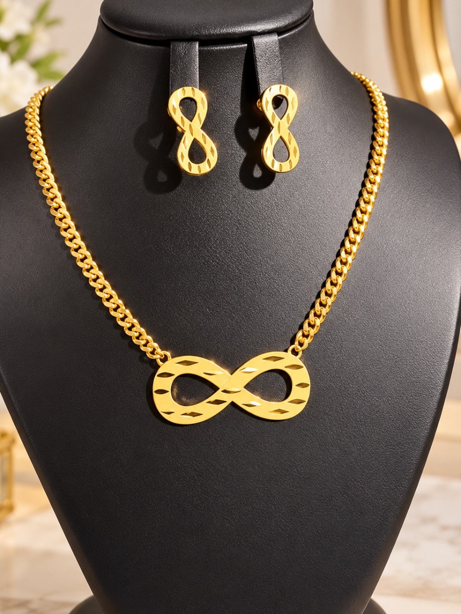 Infinity Elegance Gold-Plated Set