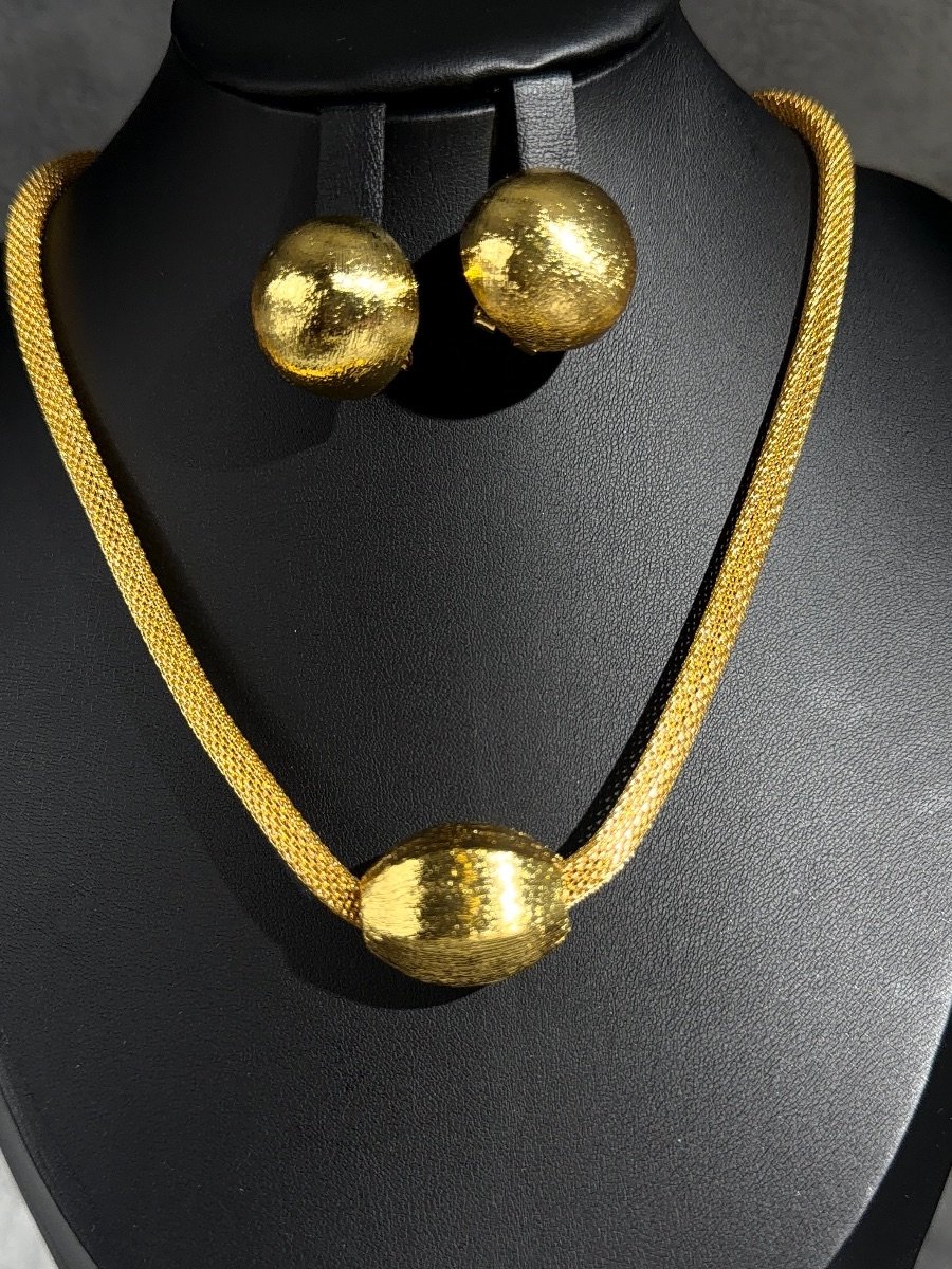 Golden Orb Gold-Plated Jewellery Set
