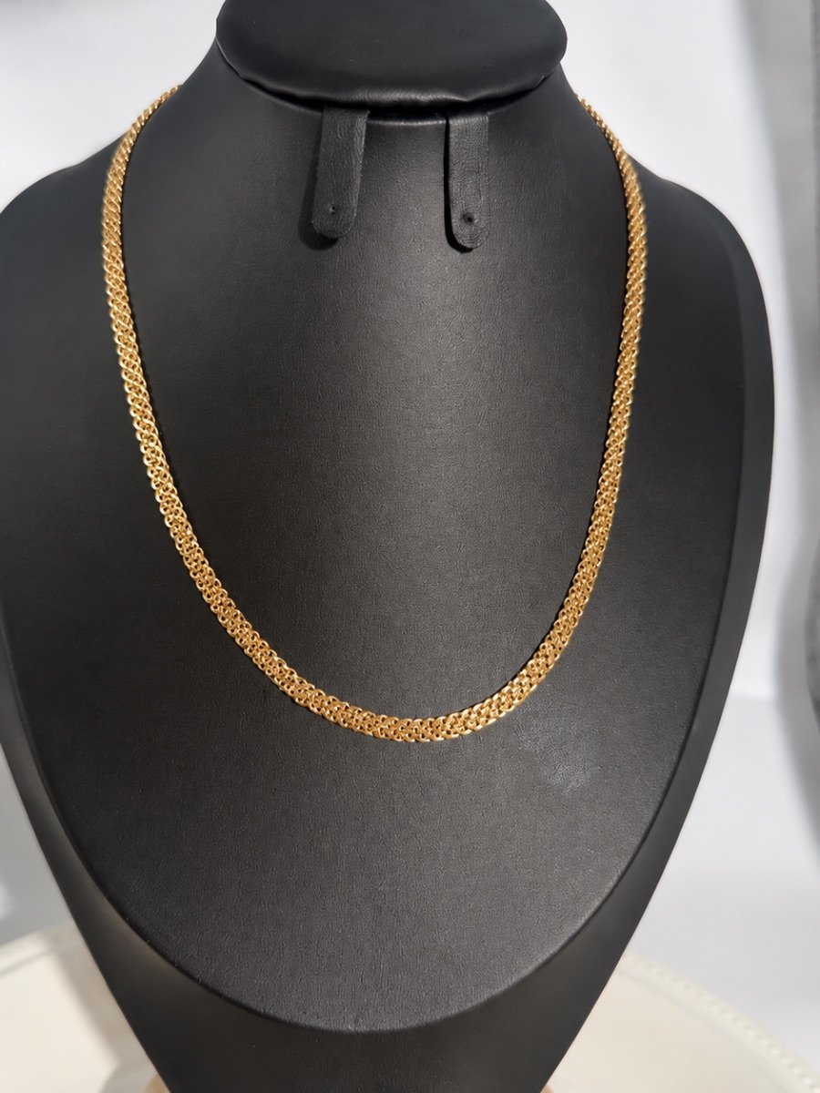 18k gold filled tennis chain 17inches