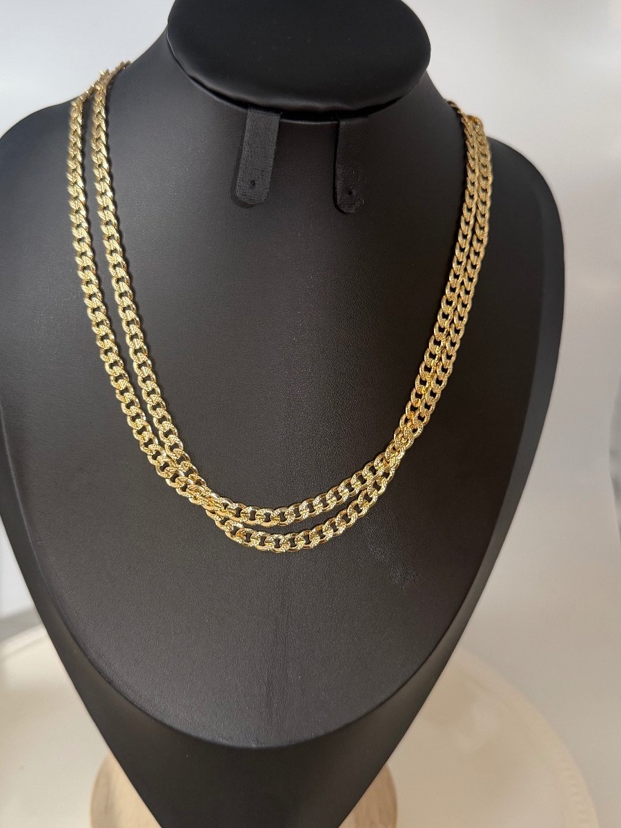 18K Gold-Filled Cuban Link Chain