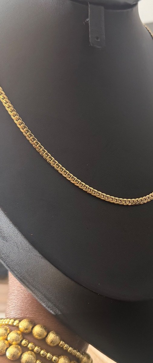 18k gold plated Cuban necklace