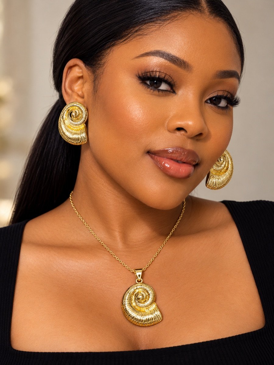 Golden Seashell Set