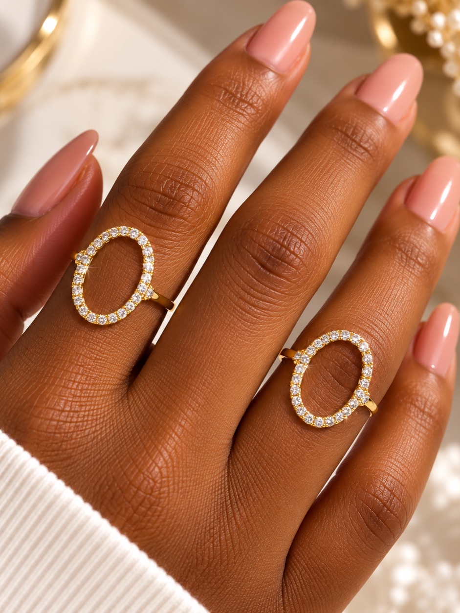 Gold oval 